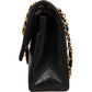 Chanel Quilted Lambskin Medium 24K Gold Double Flap Shoulder Bag