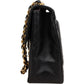 Chanel Quilted Lambskin 24K Gold Jumbo Single Flap Crossbody Bag