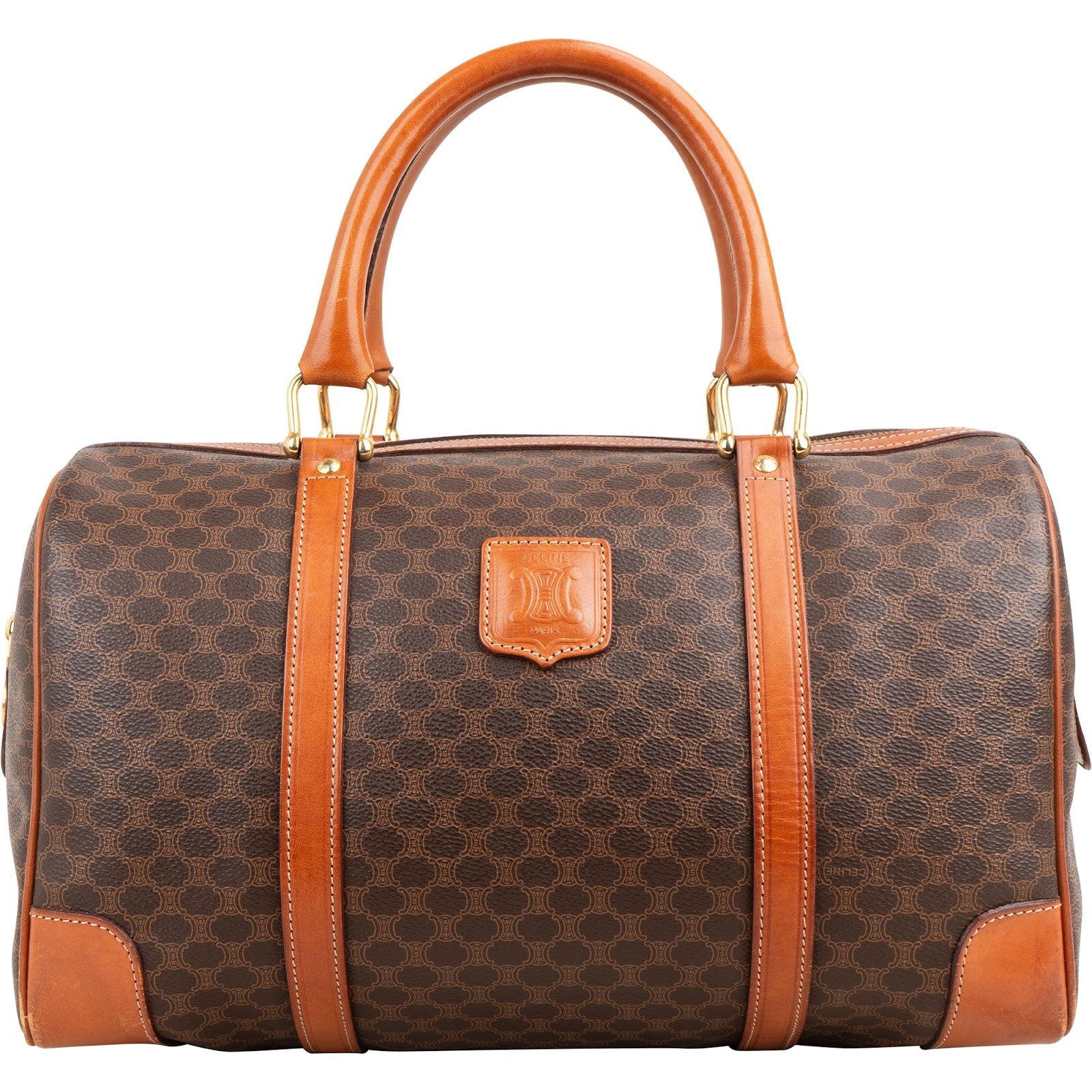 Celine Monogram Macadam Boston 35 Handbag