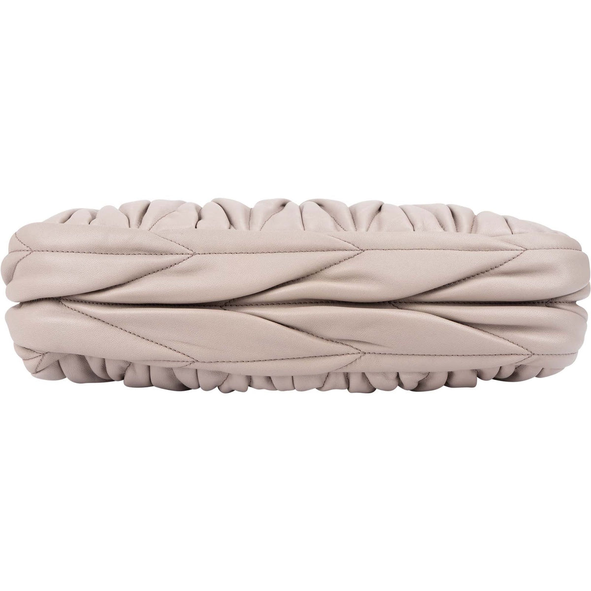 Miu Miu Grey Matelassé Nappa Leather Coffer Crossbody Bag
