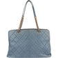 Chanel Quilted Lambskin CC Crown Tote Shoulder Bag