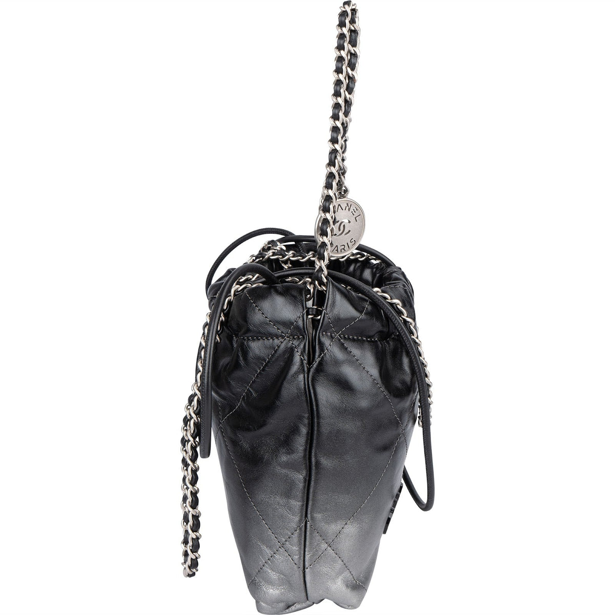 Chanel 22 Quilted Lambskin Ombre Drawstring Crossbody Bag