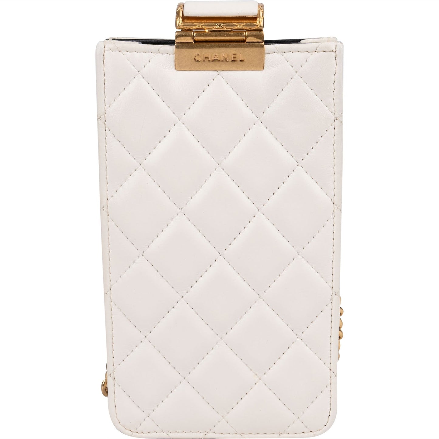 Chanel Quilted Lambskin CC in Love Phone Crossbody Bag