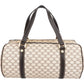 Celine Macadam Monogram Small Boston Handbag