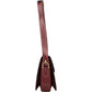 Celine Bordeaux Bocalf Flap Triomphe Shoulder Bag