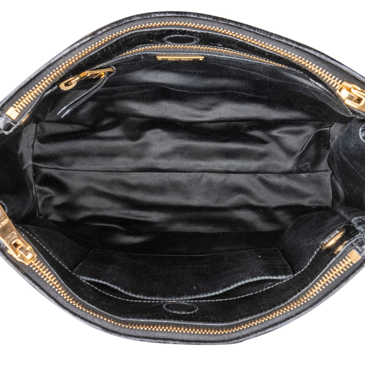 Miu Miu Matelassé Vitello Lux Bow Handbag