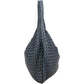 Bottega Veneta Blue Intrecciato Quilted Leather Belly Shoulder Bag