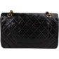 Chanel Quilted Lambskin 24K Gold Medium Double Flap Shoulder Bag