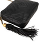 Chanel Quilted Lambskin CC Tassel Crossbody Bag