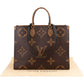 Louis Vuitton Monogram Giant Reverse OnTheGo GM Handbag