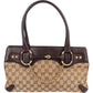 Gucci Monogram GG Horsebit Handbag