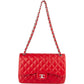 Chanel Quilted Lambskin Jumbo Double Flap Crossbody Bag
