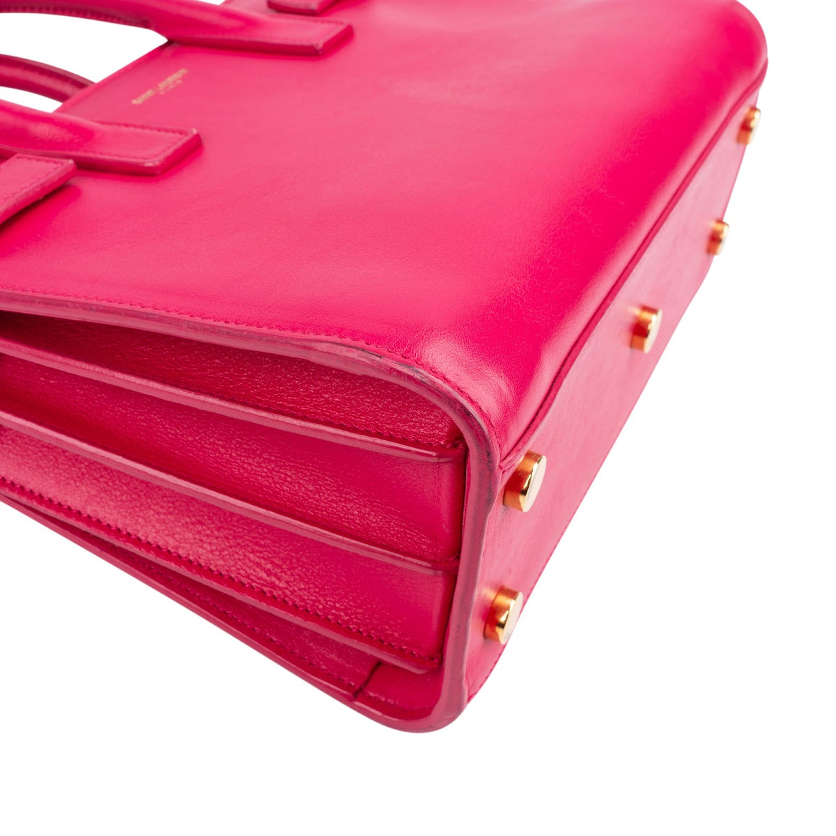 Saint Laurent Sac De Jour aus rosa Leder – Ansicht 8