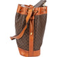 Celine Monogram Macadam Bucket Shoulder Bag