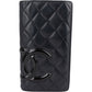 Chanel Quilted Lambskin Cambon Long Wallet