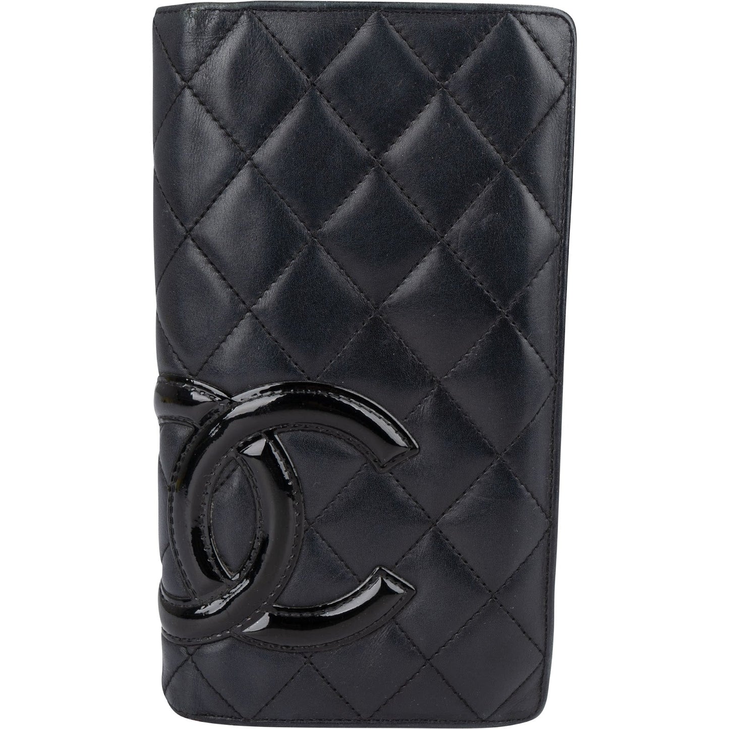 Chanel Quilted Lambskin Cambon Long Wallet