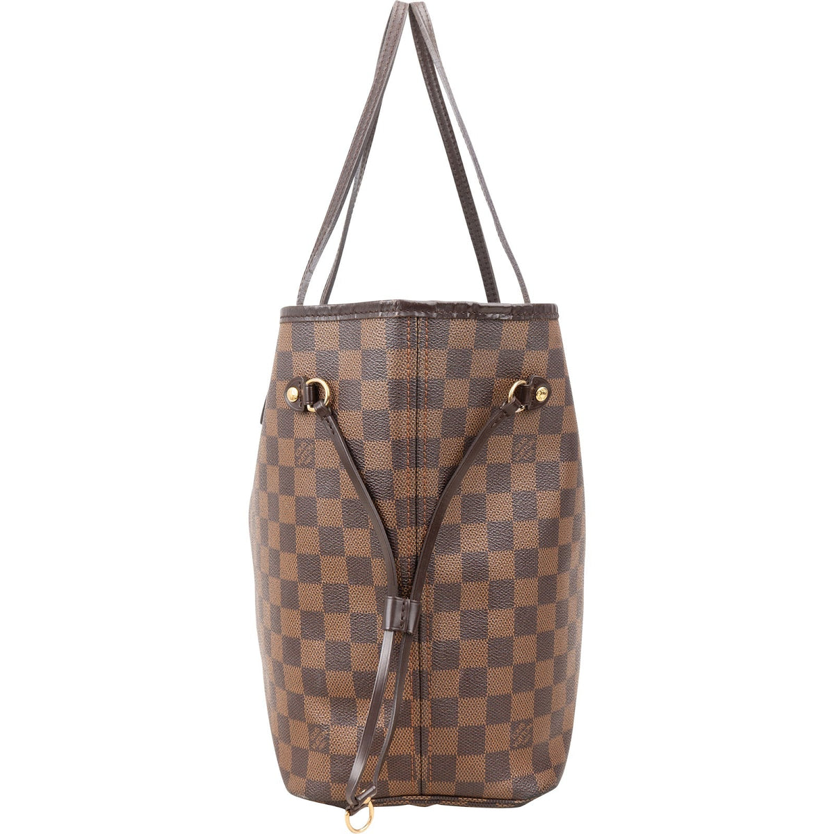 Louis Vuitton Monogram Damier Ebene Canvas Neverfull MM Shoulder Bag