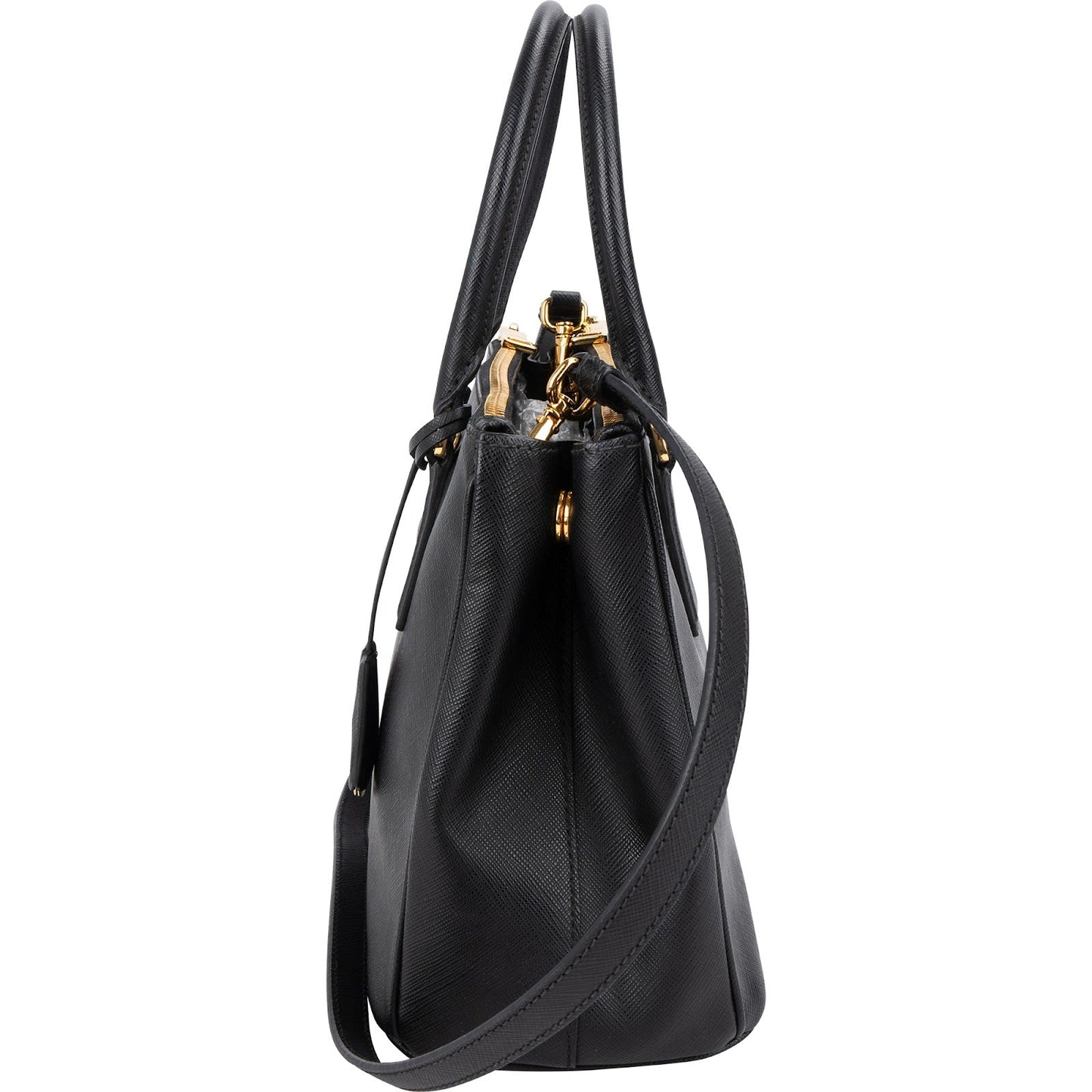Prada Saffiano Leather Small Galleria Handbag