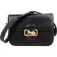Céline Boxcalf Horse Carriage Triomphe Flap Shoulder Bag