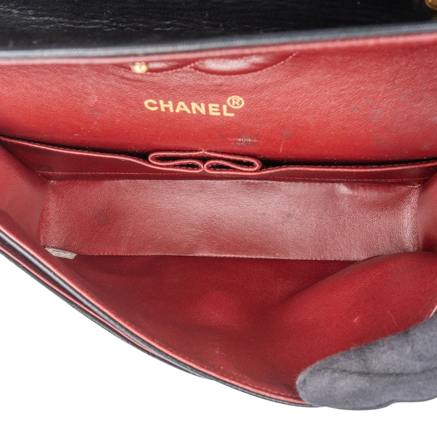 Chanel Quilted Lambskin 24K Medium Double Flap Shoulder Bag
