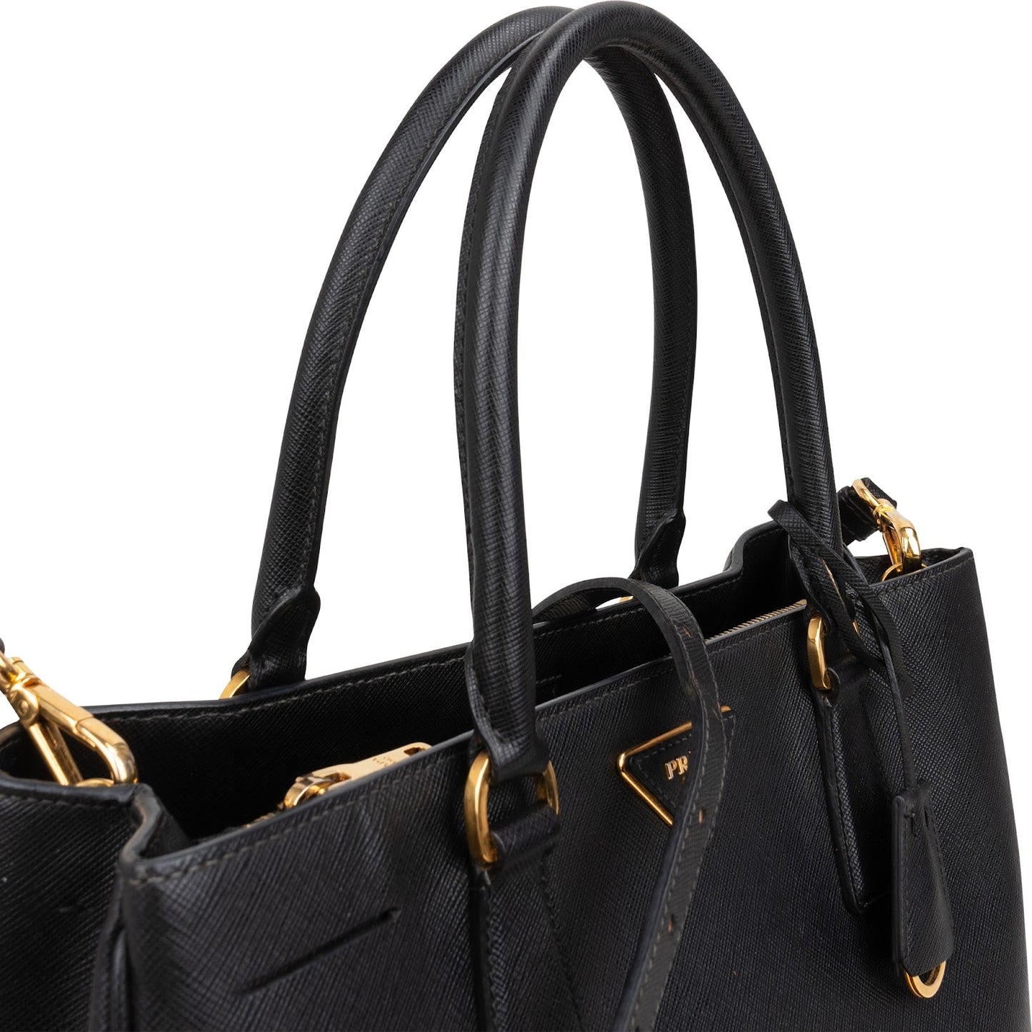 Prada Saffiano Leather Galleria Tote Handbag