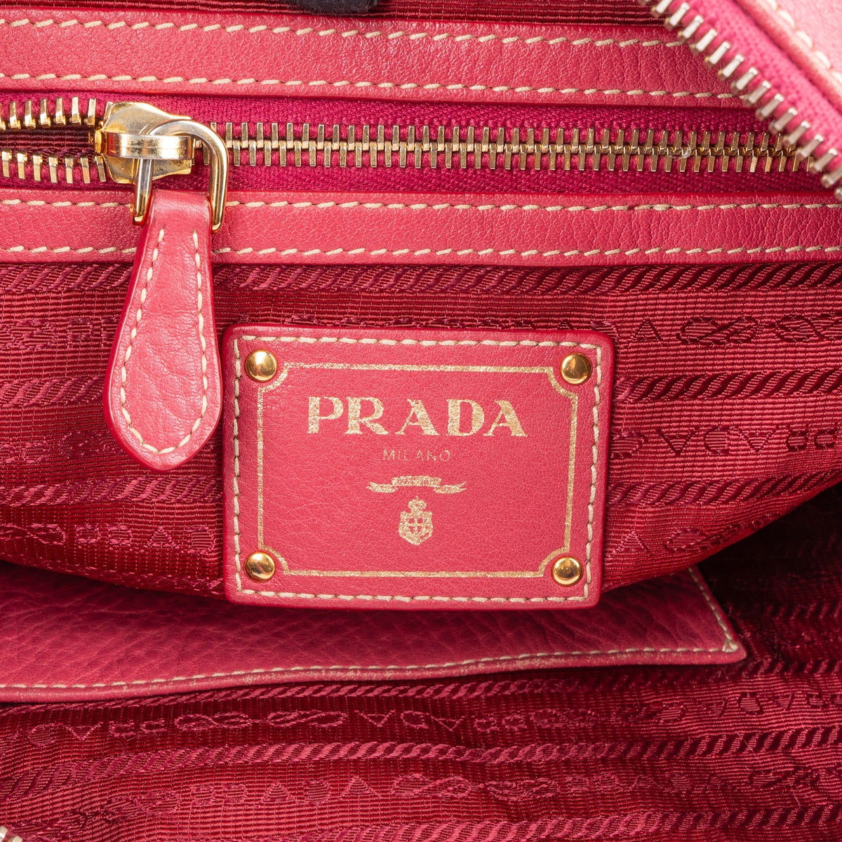 Prada Hobo aus rosa Leder – Ansicht 8