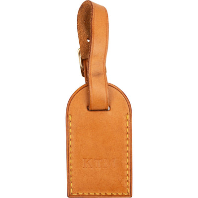 Louis Vuitton Vachetta Leather Luggage Tag (KTM)