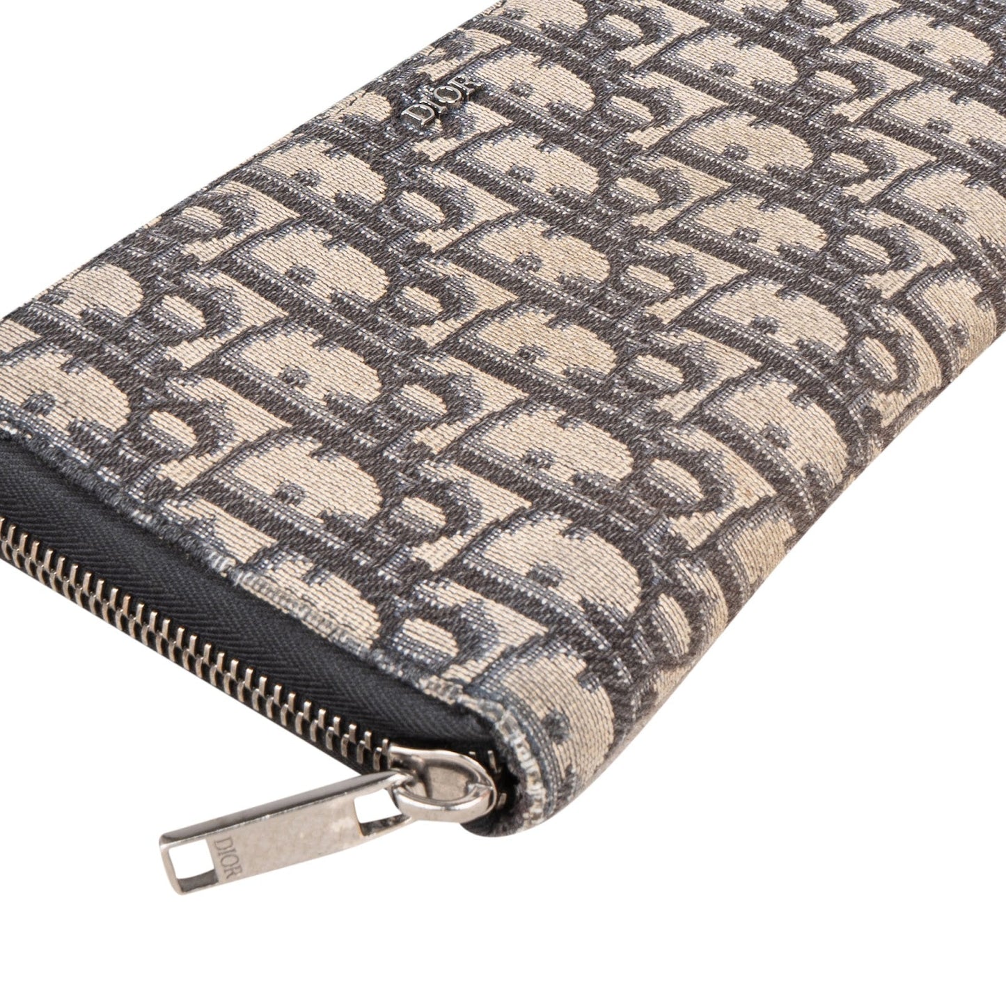 Christian Dior Trotter Monogram Zipped Long Wallet