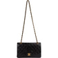 Chanel Quilted Lambskin 24K Gold Medium Double Flap Shoulder Bag