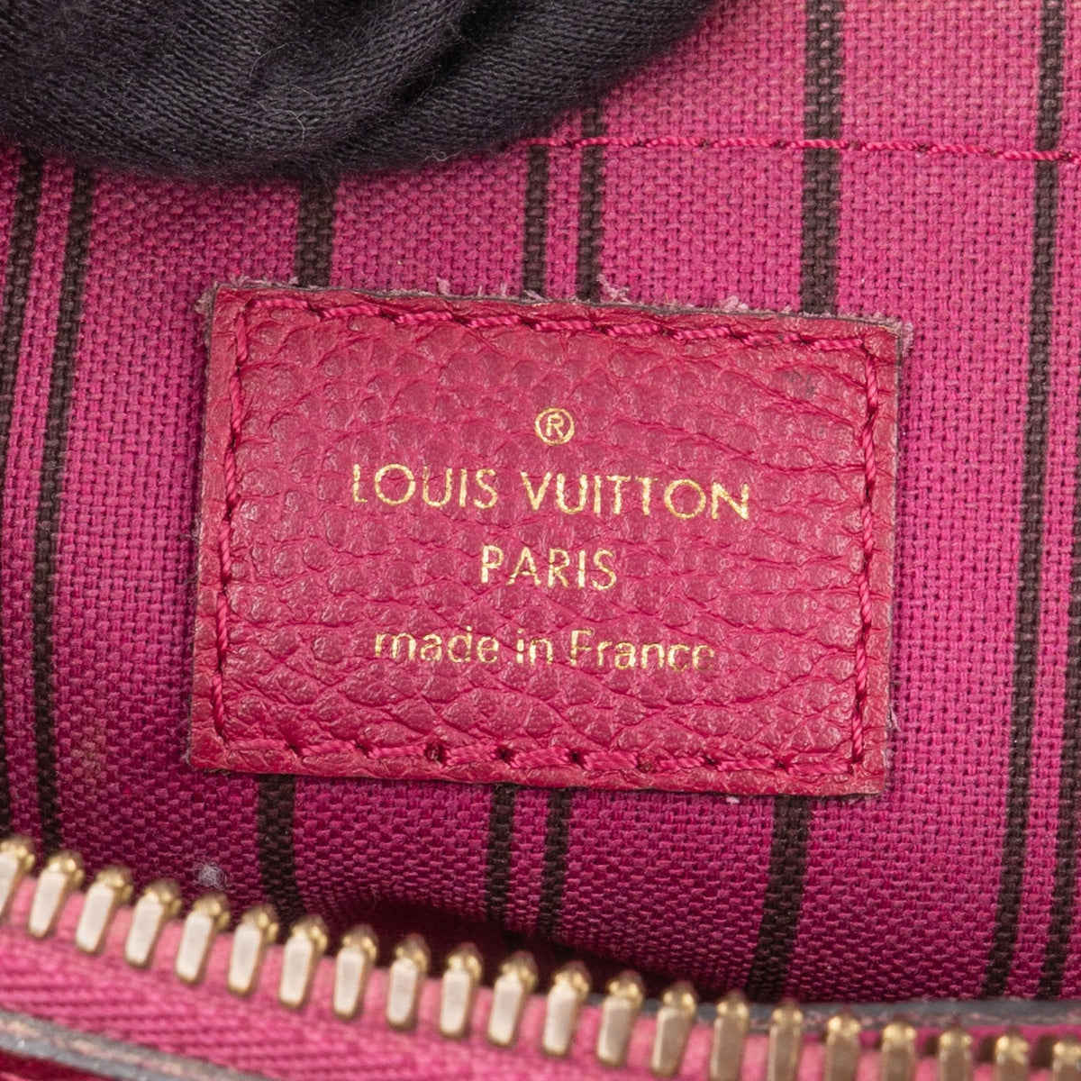 Louis Vuitton Leather Monogram Empreinte Montaigne BB Handbag