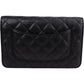 Chanel Quilted Caviar Leather Wallet On Chain Crossbody Bag