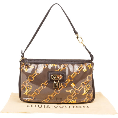 Louis Vuitton Limited Edition Charms Monogram Pochette Accessoires Handbag