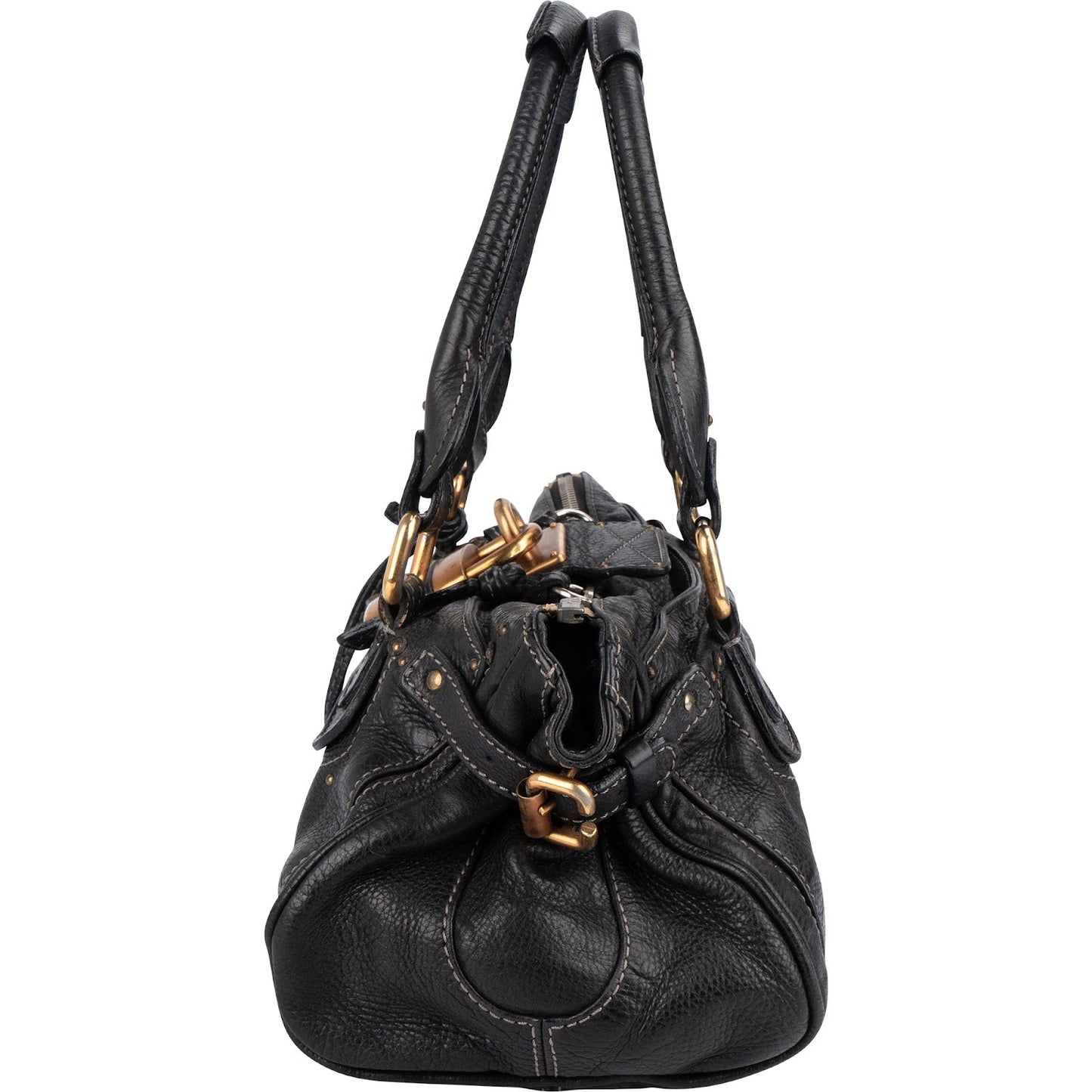 Chloé Grained Leather Paddington Handbag