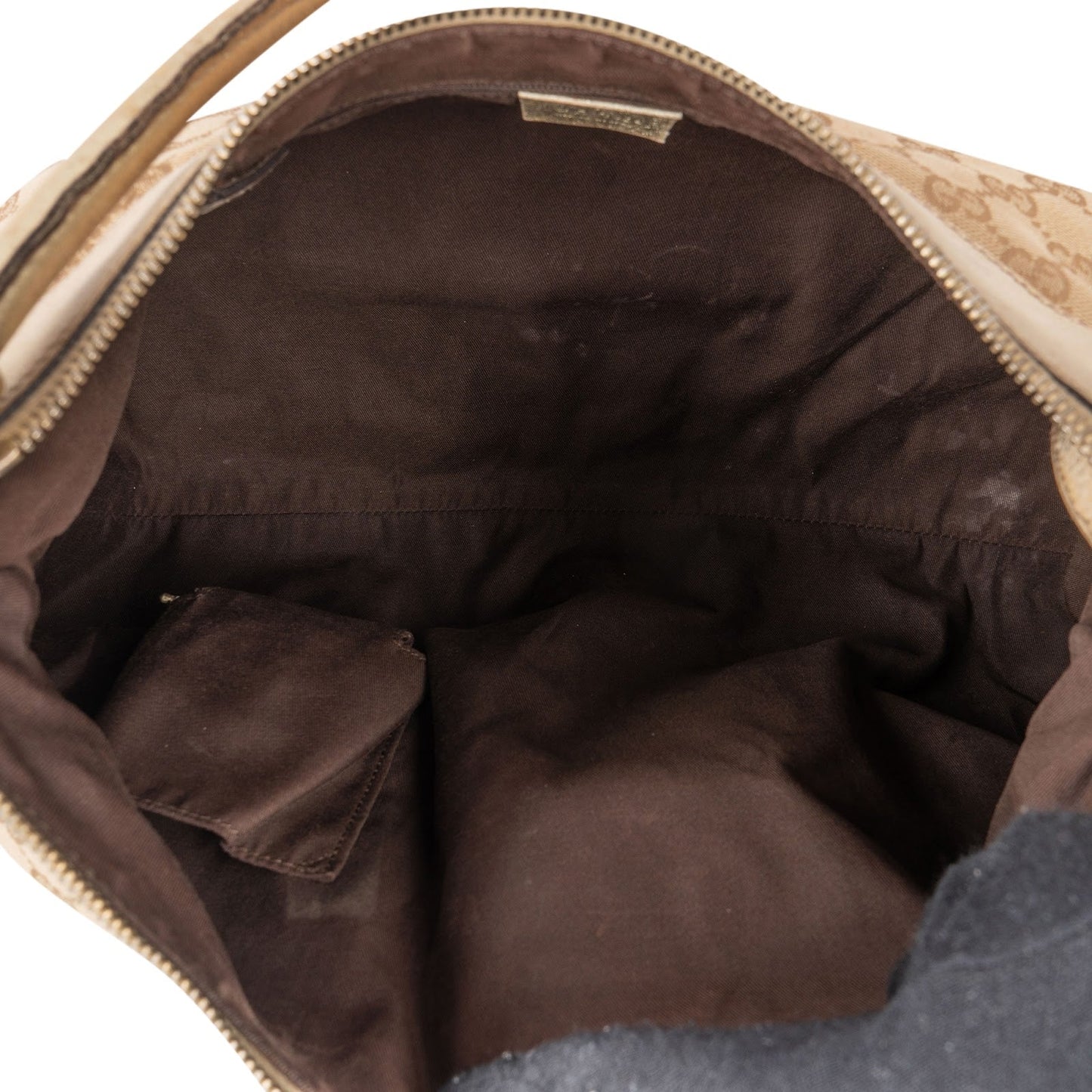 Gucci Monogram GG Canvas Abbey D-Ring Hobo Shoulder Bag