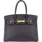 Hermès Prunoir Deep Blue Togo Leather Birkin 30 Handbag