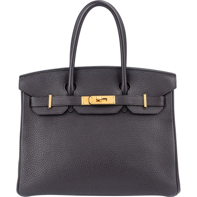 Hermès Prunoir Deep Blue Togo Leather Birkin 30 Handbag