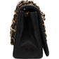 Chanel Quilted Lambskin Small 24K Gold Single Flap Crossbody Bag