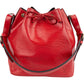 Louis Vuitton Red Epi Leather Sac Noé Petit Shoulder Bag