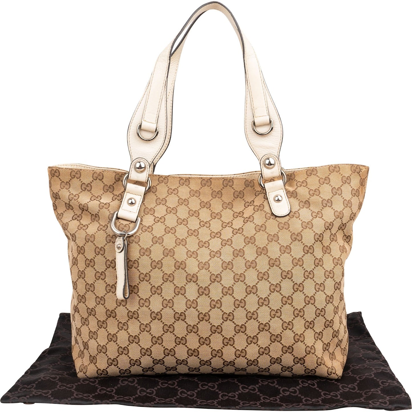 Gucci Monogram GG D-Ring Tote Shoulder Bag