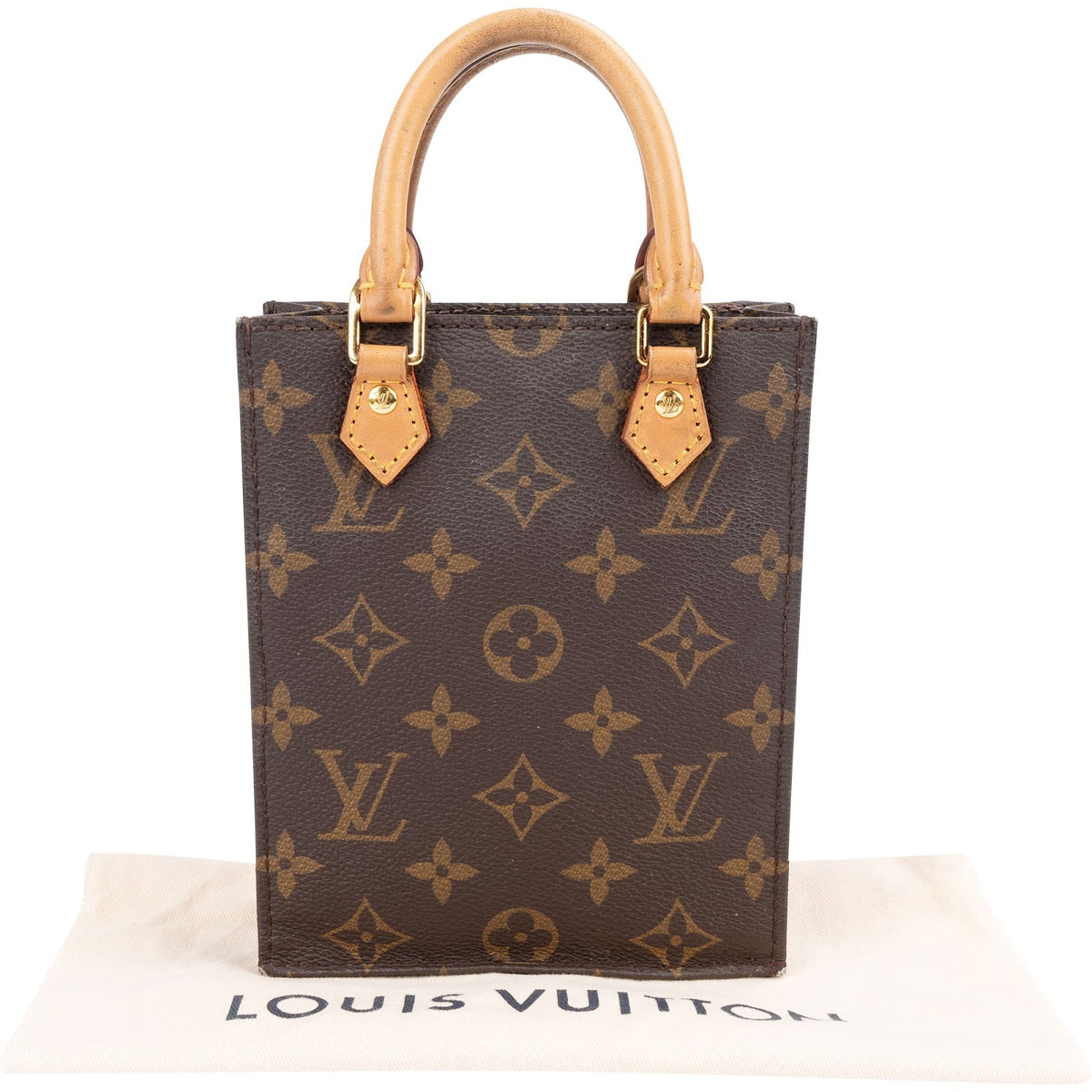 Louis Vuitton Petit Sac Plat aus Monogram Canvas – Ansicht 2