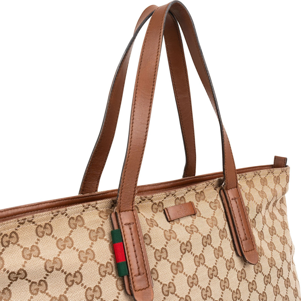 Gucci Web Tote aus GG Canvas – Ansicht 3
