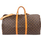 Louis Vuitton Monogram Canvas Keepall 55 Bandoulière Travel Bag