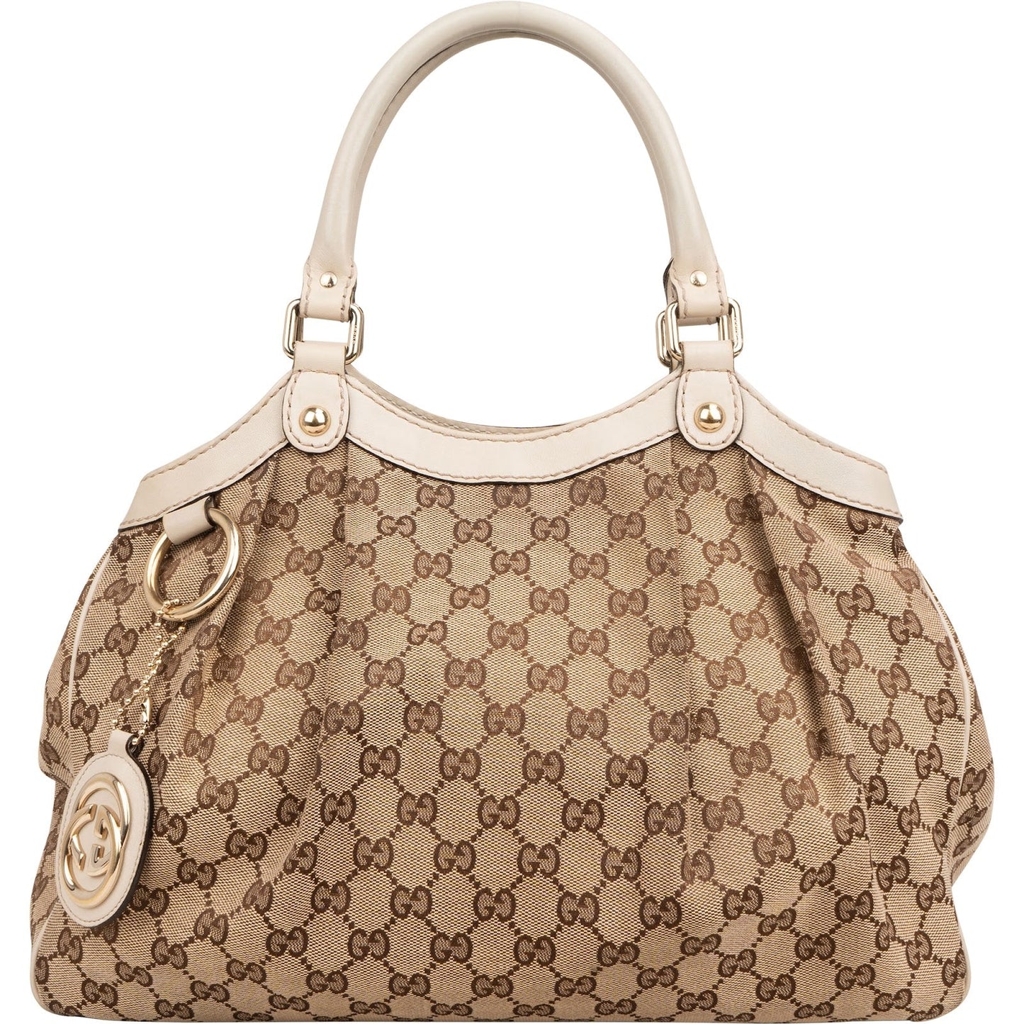 Gucci Monogram GG Canvas Sukey Tote Handbag