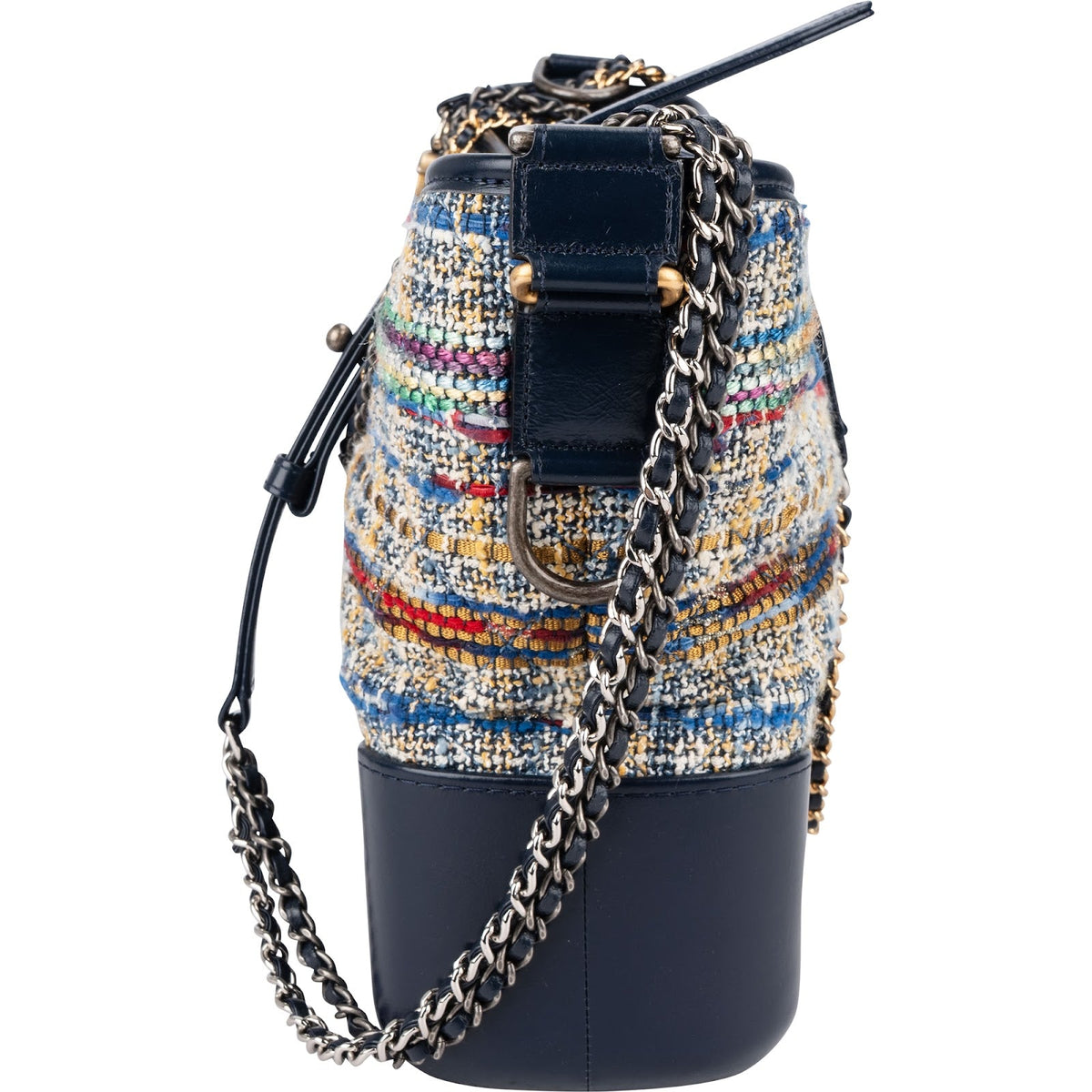 Chanel Tweed & Lambkin Gabrielle Crossbody Bag