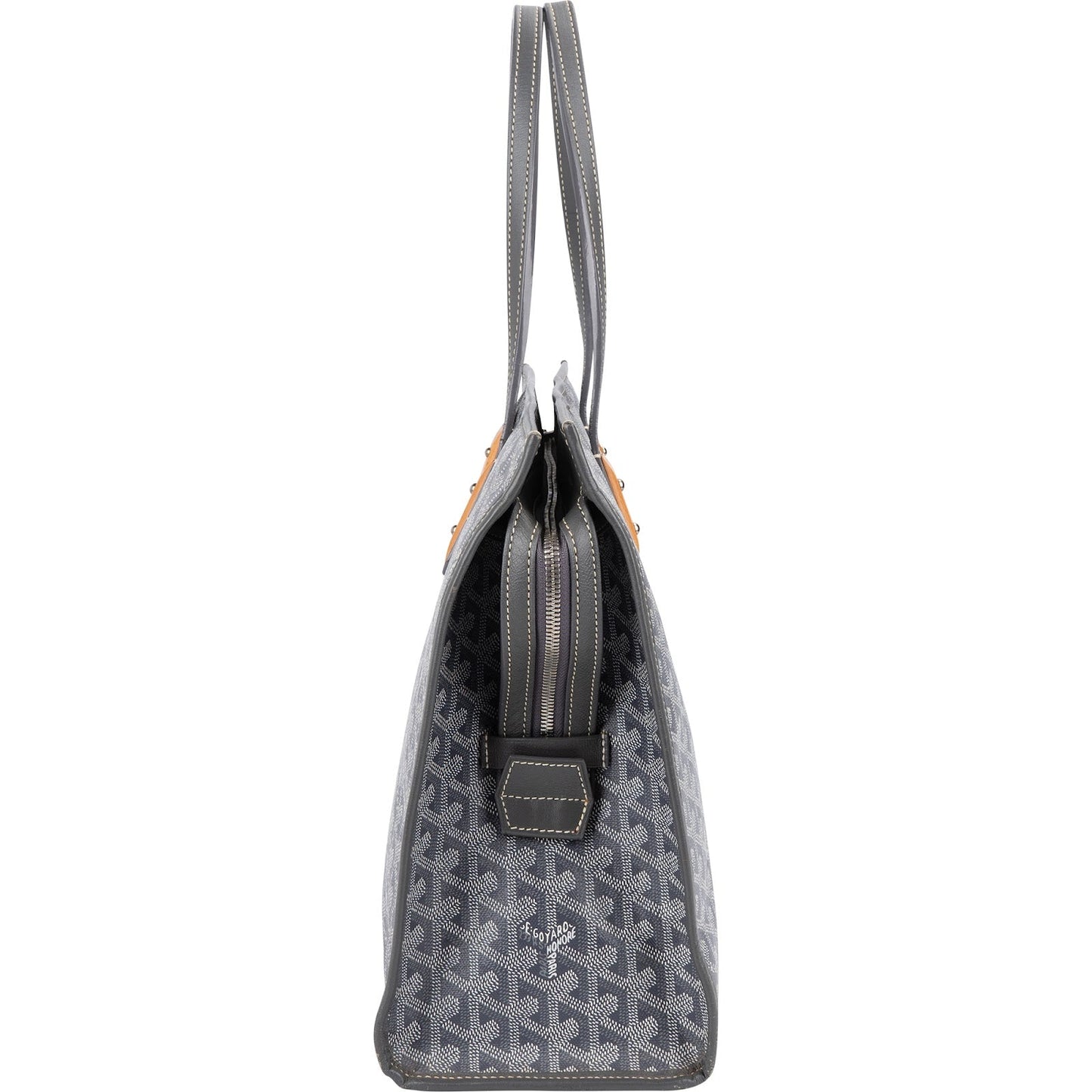 Goyard Monogram Goyardine Marquises Tote Shoulder Bag