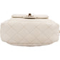 Chanel Quilted Caviar Leather Small Round Camera Crossbody Bag