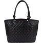 Chanel Quilted Lambskin Cambon CC Shoulder Bag