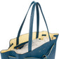 Céline Blue Leather Cabas Phantom Drawstring Tassel Shoulder Bag