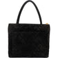 Chanel Quilted Suede Medallion Handbag