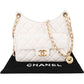 Chanel Quilted Leather Small Wavy CC Crossbody Bag